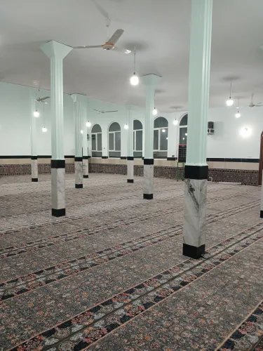 فرش کناره مسجد و نمازخانه نقشه افشان دودی 